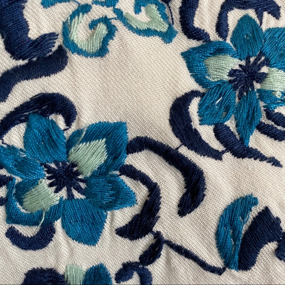 Anthropologie Tiny Semele Embroidered Floral Dress - Picture 7 of 11